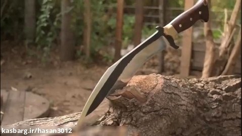 ویدیو شگفت انگیز ساخت چاقو بسیار محکم از فنر ماشین