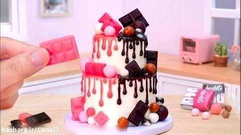 مینی کیک | تزیین کیک شکلاتی مینیاتوری | بهترین کیک های کوچک شکلاتی برای شما