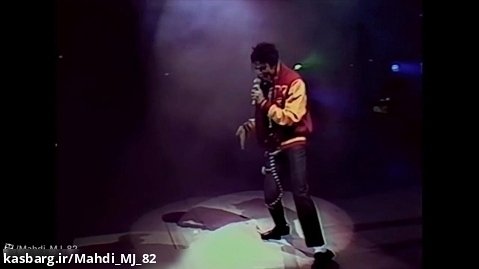 کنسرت مایکل جکسون آهنگ Thriller در لندن انگلستان 1988