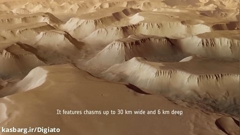 ویدیوی سه بعدی از مریخ