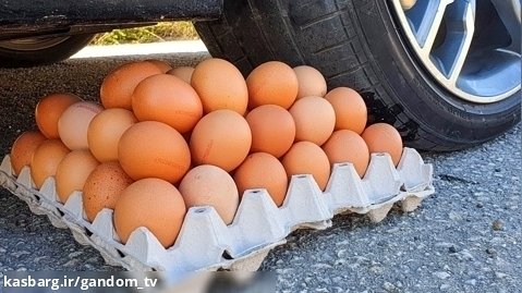 چالش خرد کردن چیزهای کرانچی و نرم با ما شین! - ماشین در مقابل 100 تخم مرغ