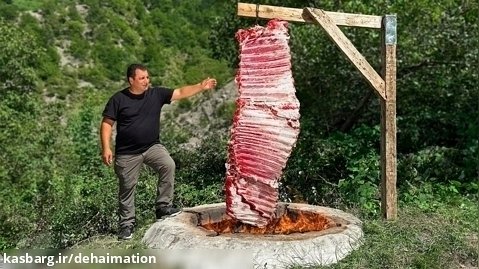 آشپزی دنده کباب ترکی | دستور پخت دنده کباب بزرگ و حرفه ای