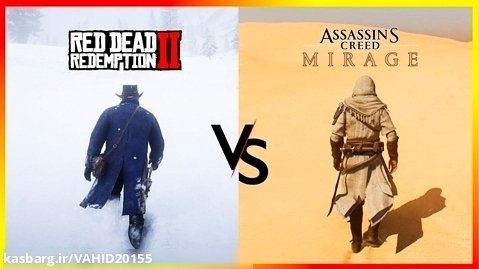 مقایسه گرافیک و گیم پلی بازی Assassin's Creed Mirage VS Red Dead Redemption 2
