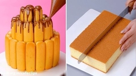 تزیین کیک شگفت انگیز | ایده های رنگارنگ تزئین کیک | کیک شکلاتی خوشمزه