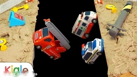 داستان ماشین اسباب بازی / سقوط اتومبیل های شجاع به درون یک گودال!