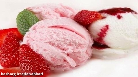 لذت َآشپزی | روش تهیه بستنی آبنباتی مخصوص