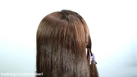آموزش 2 مدل شینیون بافتن مو ساده و بسیار قشنگ
