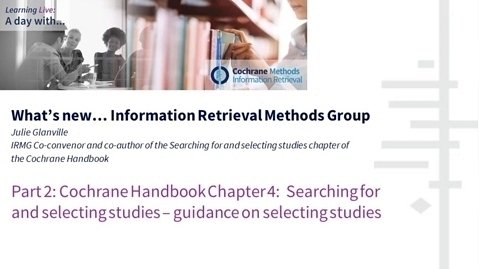 جست وجو و انتخاب مطالعات - راهنمای انتخاب مطالعات