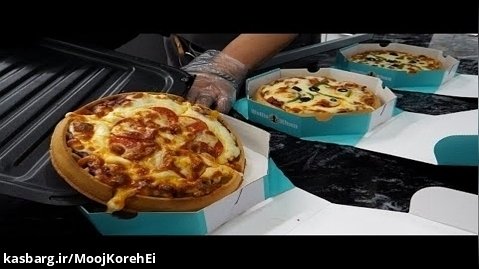 پیتزای ترکیبی وافل : غذای خیابانی کره ای - موج کره ای