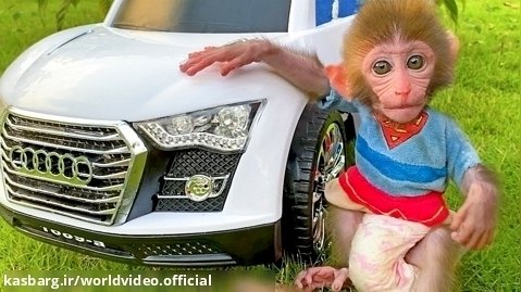 بچه میمون بامزه , برنامه کودک جدید , بچه میمون ، ماشین پلیس
