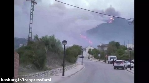 صدها نفر به دلیل آتش سوزی در والنسیا از منطقه تخلیه شدند