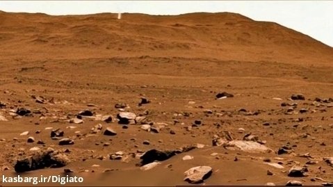 تصویر روز ناسا: تنوره  دیو چرخان مریخی