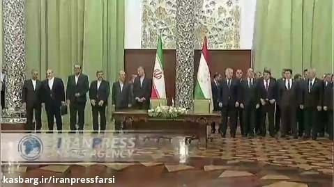 ایران و تاجیکستان در مسیر توسعه مناسبات با امضای 18 سند همکاری