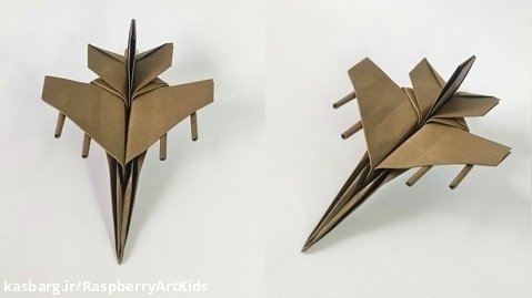 اوریگامی جت جنگی - Origami Jet F-16