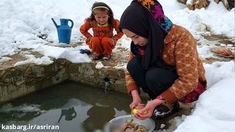 پخت آبگوشت مرغ به سبک زن جوان روستایی افغانستانی