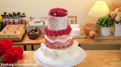 آموزش انواع دیزاین کیک خانگی و مهمانی | Cake Decorating Tutorials