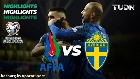 آذربایجان 3-0 سوئد | خلاصه بازی | مقدماتی یورو 2024