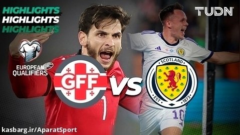 گرجستان 2-2 اسکاتلند | خلاصه بازی | مقدماتی یورو 2024