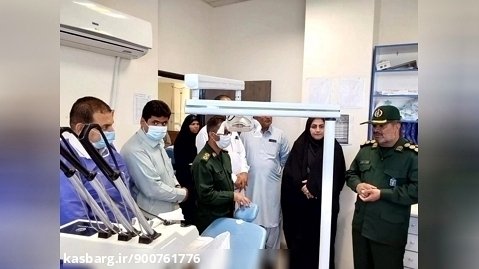 ویزیت رایگان به مناسبت هفته بسیج در ایرانشهر