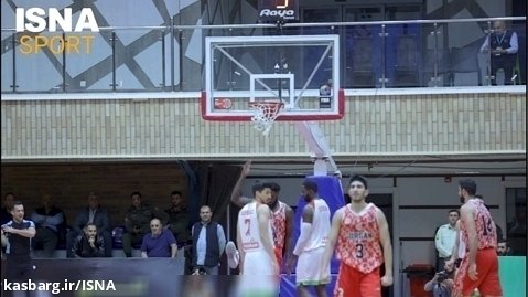 بازی بسکتبال مهرام تهران و شهرداری گرگان از دریچه دوربین ایسنا