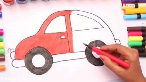 آموزش نقاشی برای کودکان با مداد رنگی