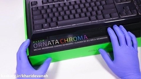 آنباکس کیبورد ریزر | Razer Ornata Chroma keyboard Unboxing