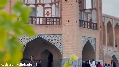 اصفهان ، زاینده رود بعد از بارش باران ، زاینده رود پرآب