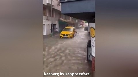 طغیان دریا شهرهای ترکیه را زیر آب برد