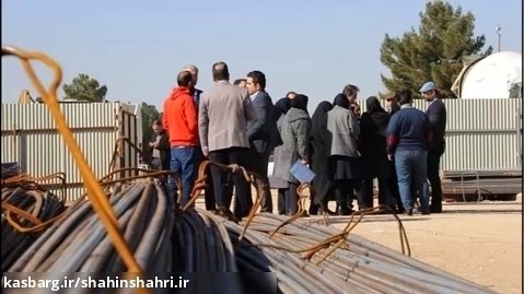 بازدید اصحاب رسانه از پروژه های در حال اجرا شهرداری شاهین شهر