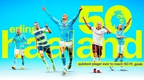 ارلینگ هالند | سریع ترین بازیکنی که ۵۰ گل در لیگ برتر به ثمر رسانده است!