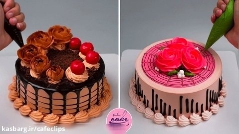 تزیین کیک شکلاتی برای تولد