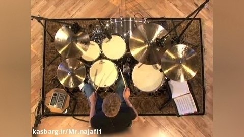 Funk drum beat - drum lesson آموزش درامز به زبان ساده