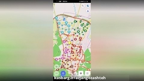 پیدا کردن شیرهای هیدرانت آتش نشانی براحتی در شهر قزوین