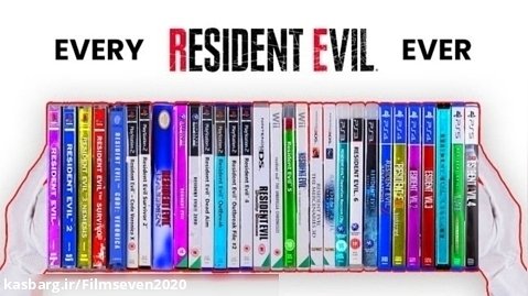 آنباکسینگ تمام بازی های Resident Evil از سال 1996 تا 2023