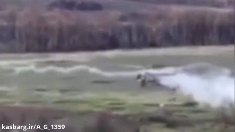 اصابت موشک به هلیکوپتر