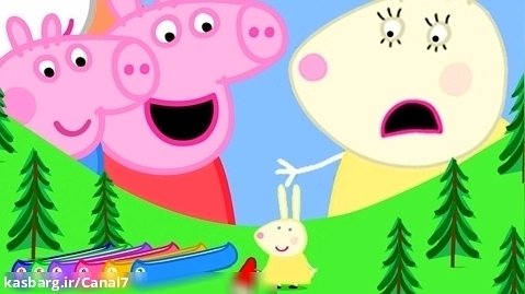 انیمیشن انگلیسی پپاپیگ | خوک پپا غول پیکر در سرزمین کوچک! | Peppa pig