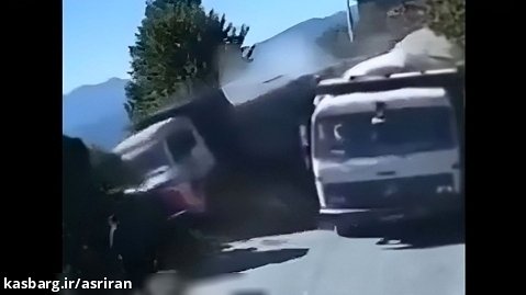 اشتباه مرگبار راننده برای رد شدن از کنار کامیون