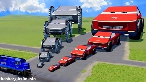 چالش ماشین بازی مک کویین در سایز های مختلف :: ماشین بازی کودکانه :: گیم پلی