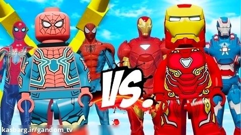 تیم مرد عنکبوتی در مقابل تیم مرد آهنی - جنگ حماسی ابرقهرمانان - نبرد اسپایدرمن