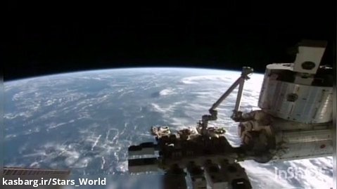 زمین از دید ایستگاه فضایی دقایقی پیش