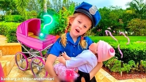 ماجراهای ناستیا و بابایی/ ناستیا به عنوان یک پلیس و به همه کمک می کند