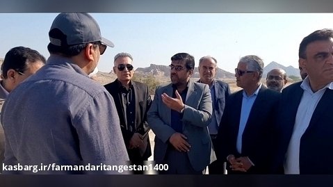بازدید فرماندار تنگستان از بزرگراه شهید رئیسعلی ، بوشهر ، دلوار  به دیر