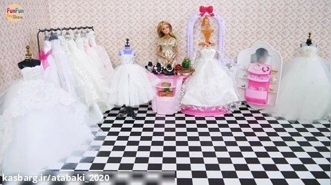 راپونزل السا باربی فروشگاه عروسی لباس عروسی خرید باربی توکو