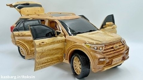 آموزش ساخت ماشین شاسی بلند با منبت کاری روی چوب :: چوب کاری :: نجاری