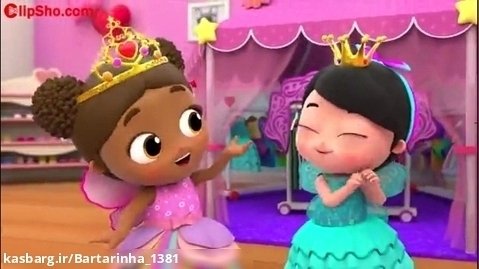 انیمیشن شاد کودکانه - کارتون فرشته کوچولو - شعر پرنسس کوچولوها
