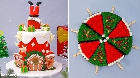 آموزش کیک و شیرینی - کیک شگفت انگیز برای کریسمس