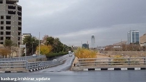 اولین باران زمستانی در شیراز