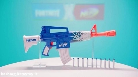 تفنگ نرف Nerf مدل Fortnite Blue Shock  توی توی toytoy.ir