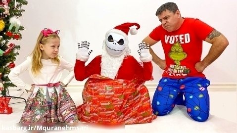 بازی جدید ناستیا و بابا د روز کریسمس/سرگرمی کودکانه