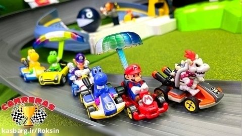 بازی با ماشین های قارچ خور و پلاستیکی :: ماشین بازی کودکانه :: اسباب بازی